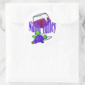 Napa Valley Wine Ronde Sticker (Tas)