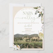 Napa Valley Winery Bachelorette Invitation (Devant)