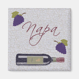 Napa wijnfles magneet