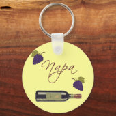 Napa  wijnfles sleutelhanger (Voorkant)