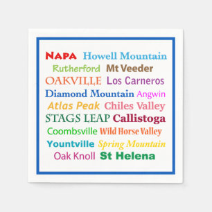 Napa Wine Country servetten