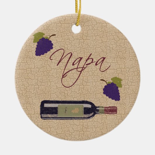 Napa Wine Ornament (Voorkant)