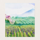 Napa Winery Bachelorette | Carte de lieu de nom (Intérieur déplié)