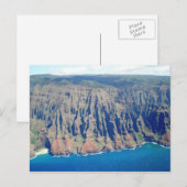 Napali Coast, Kauai, Hawaii Briefkaart (Voorkant / Achterkant)