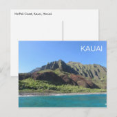 Napali Coast Kauai, Hawaii Carte postale (Devant / Derrière)