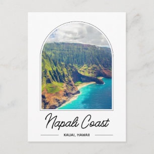 Napali-kust Kauai Hawaii ansichtkaart Briefkaart