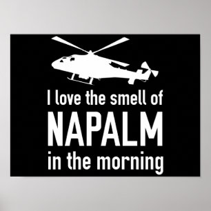 Napalm 's ochtends poster