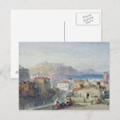 Napels, 19e eeuw; waterverf; briefkaart (Voorkant / Achterkant)