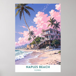 Napels Beach, Florida Poster