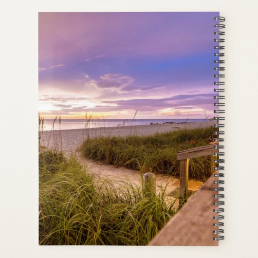 Napels Beach Shore and Calm Ocean | Florida Planner (Achterkant)