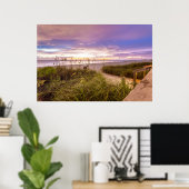 Napels Beach Shore and Calm Ocean | Florida Poster (Thuiskantoor)