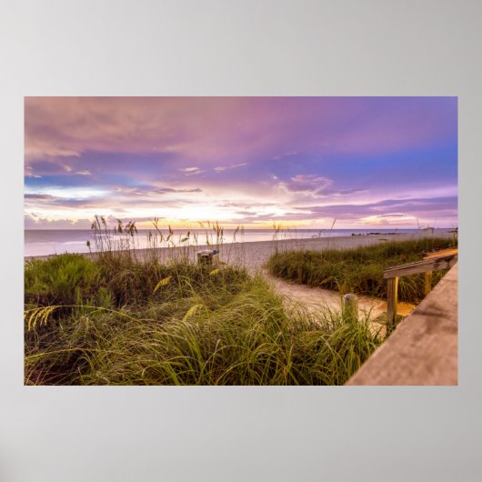 Napels Beach Shore and Calm Ocean | Florida Poster (Voorkant)