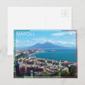 Napels - Briefkaart Napoli. (Voorkant / Achterkant)