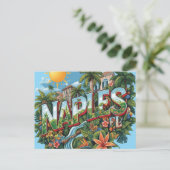 Napels dromend briefkaart (Staand voorkant)