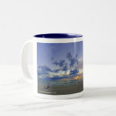 Napels, FL-Beach Coffee beker Tweekleurige Koffiemok (Voorkant links)