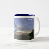 Napels, FL-Beach Coffee beker Tweekleurige Koffiemok (Voorkant rechts)