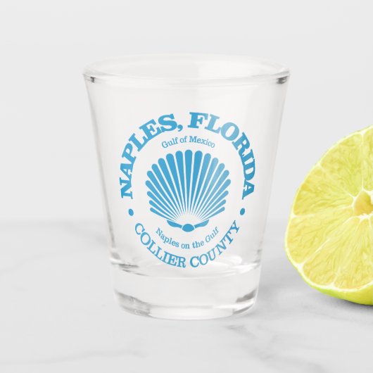Napels Fl (zeeschelp) Shot Glas (Voorkant)