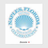 Napels Fl (zeeschelp) Sticker (Vel)