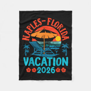 Napels Florida 2026 Gezamilyke Vakantie Strand Zom Fleece Deken