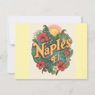 Napels florida dromen notitiekaartje