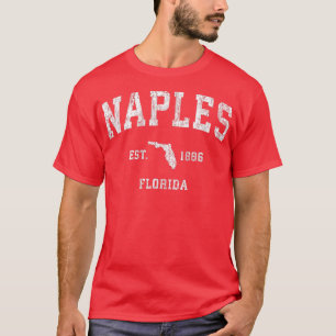 Napels Florida FL Athletic Sports Design T-shirt
