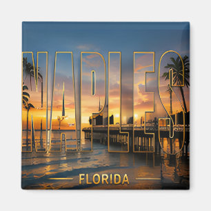 Napels Florida Golfkust Reis Vakantieherinneringen Magneet