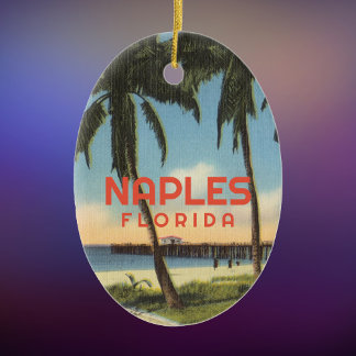 Napels Florida met pier Keramisch Ornament