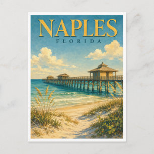 Napels Florida Napels Pier GeoSaga Briefkaart