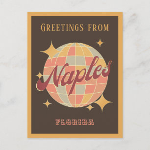 Napels Florida Retro Party Briefkaart
