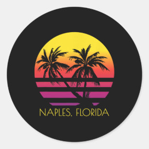 Napels Florida Ronde Sticker