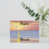 "NAPELS, FLORIDA SUNSET BRIEFKAART" BRIEFKAART (Staand voorkant)