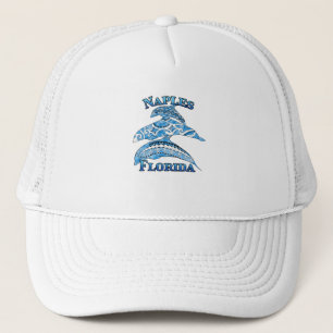 Napels Florida Vacation Tribal Dolphins Trucker Pet