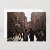 Napels Gebouwen Feestdagenkaart (Voorkant / Achterkant)