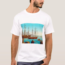 Napels haven Italië 1800s T-shirt