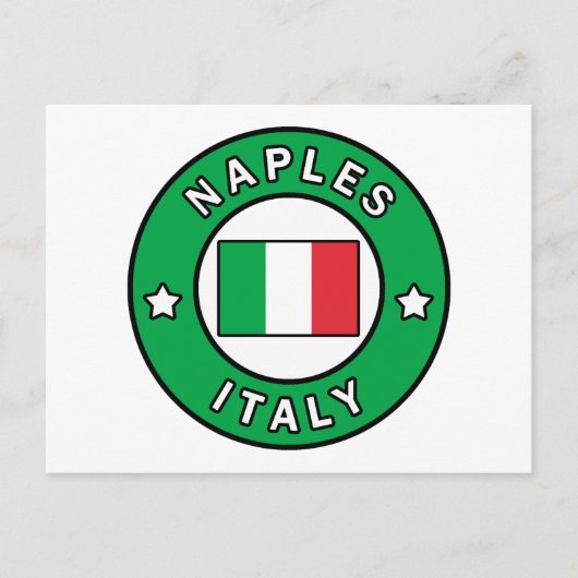 Napels Italië Briefkaart (Voorkant)