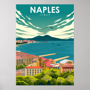 Napels Italië — minimumaantal reisbureaus Poster