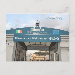 Napels, Italië, Napoli, fotografie, ansichtkaart Briefkaart