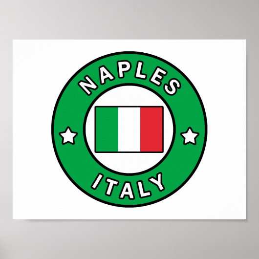 Napels Italië Poster (Voorkant)