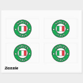 Napels Italië Rechthoekige Sticker (Vel)