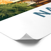 Napels Italië Reisprint Poster (Hoek)