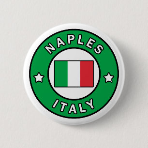 Napels Italië Ronde Button 5,7 Cm