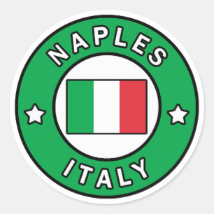 Napels Italië Ronde Sticker