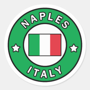 Napels Italië Ronde Sticker