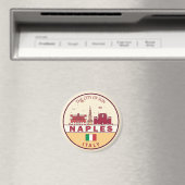 Napels Italië Skyline Embleem Magneet (Insitu (Vaatwasser))