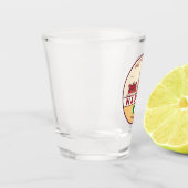 Napels Italië Skyline Embleem Shot Glas (Links)