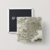 Napels, Italië Vierkante Button 5,1 Cm (Voorkant /achterkant)