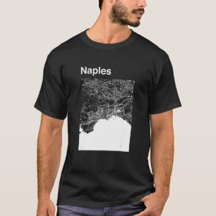Napels Italy Classic City Map Graphic T-shirt