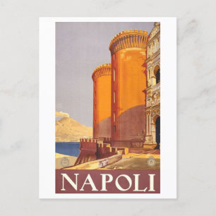 Napels (Napoli) Vintage Travel Poster Briefkaart
