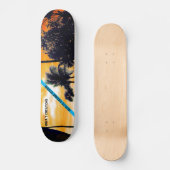 Napels Oranje Storm 7 7/8-inch skateboard deck (Voorkant)