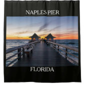 Napels Pier Florida Vakantie Beach House Douchegordijn (Voorkant)